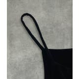 リボンデザイン ベロアキャミソール | ad thie | 詳細画像20 