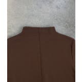 ファースリーブ ハイネックトップス | ad thie | 詳細画像22 