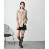 ケーブルニットカーディガン | ad thie | 詳細画像13 