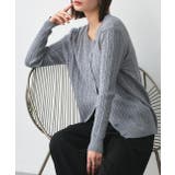 ケーブルニットカーディガン | ad thie | 詳細画像32 