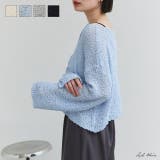 ドロップショルダーニットプルオーバー | ad thie | 詳細画像1 