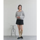 ドロップショルダーニットプルオーバー | ad thie | 詳細画像11 