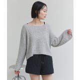 ドロップショルダーニットプルオーバー | ad thie | 詳細画像13 