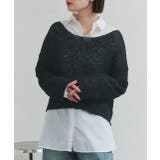 ドロップショルダーニットプルオーバー | ad thie | 詳細画像25 