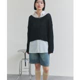 ドロップショルダーニットプルオーバー | ad thie | 詳細画像26 