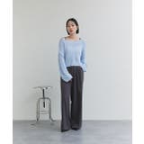 ドロップショルダーニットプルオーバー | ad thie | 詳細画像30 