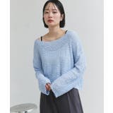 ドロップショルダーニットプルオーバー | ad thie | 詳細画像31 