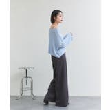 ドロップショルダーニットプルオーバー | ad thie | 詳細画像32 