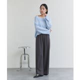 ドロップショルダーニットプルオーバー | ad thie | 詳細画像34 