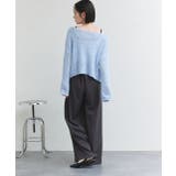 ドロップショルダーニットプルオーバー | ad thie | 詳細画像36 