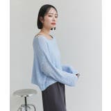 ドロップショルダーニットプルオーバー | ad thie | 詳細画像38 