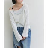 ドロップショルダーニットプルオーバー | ad thie | 詳細画像6 