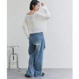 ドロップショルダーニットプルオーバー | ad thie | 詳細画像7 