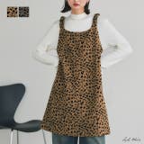 レオパード柄 ジャカードミニワンピース | ad thie | 詳細画像1
