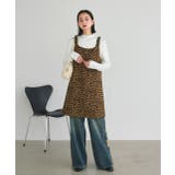 レオパード柄 ジャカードミニワンピース | ad thie | 詳細画像11