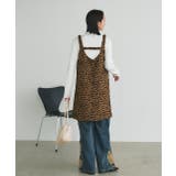 レオパード柄 ジャカードミニワンピース | ad thie | 詳細画像12