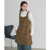 レオパード柄 ジャカードミニワンピース | ad thie | 詳細画像13