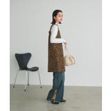 レオパード柄 ジャカードミニワンピース | ad thie | 詳細画像15