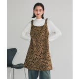 レオパード柄 ジャカードミニワンピース | ad thie | 詳細画像16