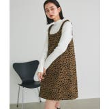 レオパード柄 ジャカードミニワンピース | ad thie | 詳細画像22