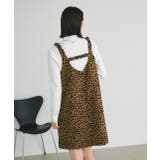 レオパード柄 ジャカードミニワンピース | ad thie | 詳細画像23