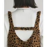 レオパード柄 ジャカードミニワンピース | ad thie | 詳細画像24