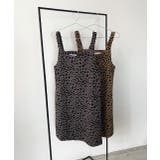 レオパード柄 ジャカードミニワンピース | ad thie | 詳細画像30