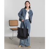 フレームフリルスクエアトートバッグ | ad thie | 詳細画像9 