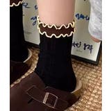 バイカラーメローフリルソックス | ad thie | 詳細画像10 