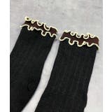 バイカラーメローフリルソックス | ad thie | 詳細画像11 