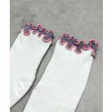 バイカラーメローフリルソックス | ad thie | 詳細画像15 