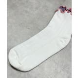 バイカラーメローフリルソックス | ad thie | 詳細画像25 