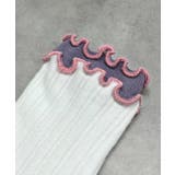 バイカラーメローフリルソックス | ad thie | 詳細画像26 