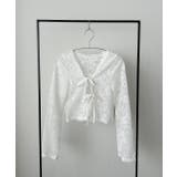 ショート丈リボンレースカーディガン | ad thie | 詳細画像21