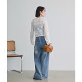 ショート丈リボンレースカーディガン | ad thie | 詳細画像5