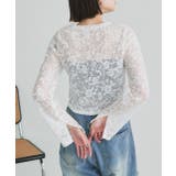 ショート丈リボンレースカーディガン | ad thie | 詳細画像6