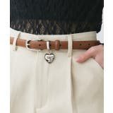 ハートチャーム付きベルト | ad thie | 詳細画像10 