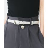 ハートチャーム付きベルト | ad thie | 詳細画像2 