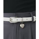 ハートチャーム付きベルト | ad thie | 詳細画像3 