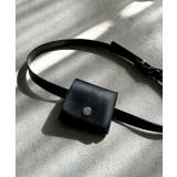 ブラック | ウエストベルトミニポーチ	 | ad thie