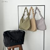 ギャザーストラップショルダーバッグ | ad thie | 詳細画像1