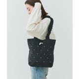 ギャザーハンドルビジュートートバッグ | ad thie | 詳細画像10 