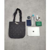 ギャザーハンドルビジュートートバッグ | ad thie | 詳細画像30 