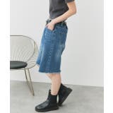 ヴィンテージライクハーフデニムパンツ | ad thie | 詳細画像17 