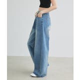 ウエストリボンワイドデニムパンツ | ad thie | 詳細画像11 