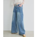 ウエストリボンワイドデニムパンツ | ad thie | 詳細画像21 