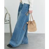 ウエストリボンワイドデニムパンツ | ad thie | 詳細画像29 