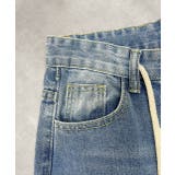 ウエストリボンワイドデニムパンツ | ad thie | 詳細画像33 