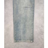 ルーズシルエットカーブデニムパンツ | ad thie | 詳細画像25 