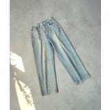 ルーズシルエットカーブデニムパンツ | ad thie | 詳細画像27 